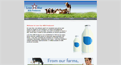 Desktop Screenshot of lonestarmilk.com